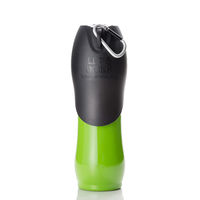 ルークラン 給水器 ループ ステンレスボトル L 750ml 犬 散歩 ペット用 グリーン 432923 1個（直送品）