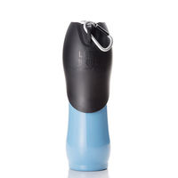 ルークラン 給水器 ループ ステンレスボトル L 750ml 犬 散歩 ペット用 ブルー 432924 1個（直送品）