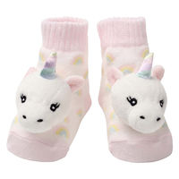 ディーゴ 靴下 ベビー プレゼントラトルソックス ラトル 9cm 日本製 出産祝い ユニコーン 432969 1個（直送品）