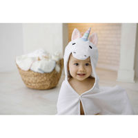 ディーゴ ベビータオル フード バスタオル 出産祝い おくるみ ユニコーン 432983 1個（直送品）