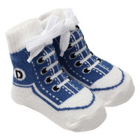 ディーゴ 靴下 ベビー プレゼントソックス スニーカー 9cm 日本製 出産祝い ネイビー 433059 1個（直送品）