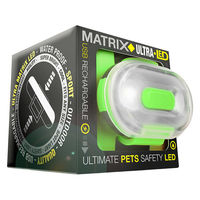ルークラン ライト 散歩 犬 マックス&モーリー マトリックス LEDライト 夜間 グリーン 436411 1個（直送品）