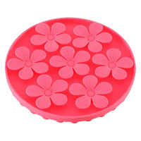 ルークラン フードボウル 早食い防止 ループ スナフマット コローラ シリコン 犬 猫 ペット ローズ 447606 1個（直送品）