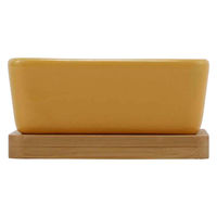 ルークラン フードボウル ループ ディッシュ ピッコロ 陶器 犬 猫 ペット イエロー 447683 1個（直送品）