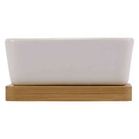 ルークラン フードボウル ループ ディッシュ ピッコロ 陶器 犬 猫 ペット ホワイト 447688 1個（直送品）