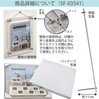 ユーパワー フォトフレーム シンプル アクリル B4 451903 1個（直送品）