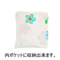 美研繊維 エコバッグ 撥水エコバッグ 2Way ホワイト 458809 1個（直送品）