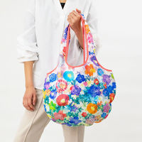 美研繊維 エコバッグ 撥水エコバッグ 綿100% 丸型 七彩 458816 1個（直送品）