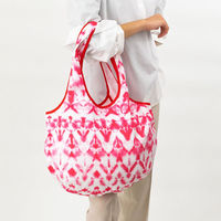 美研繊維 エコバッグ 撥水エコバッグ 綿100% 丸型 ピンク 458818 1個（直送品）