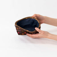 美研繊維 ポーチ オーガニックコットン 100% Mサイズ 和柄 京小紋 461411 1個（直送品）