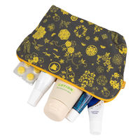 美研繊維 ポーチ オーガニックコットン 100% Mサイズ 和柄 花小紋 461412 1個（直送品）