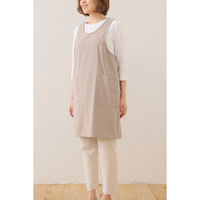 デュプリュス エプロン atelier Nuuit ウォッシュドコットン クロスオーバー ライトグレー 464594 1個（直送品）