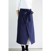 デュプリュス エプロン atelier Nuuit ウォッシュドコットン ギャルソンエプロン ネイビー 464604 1個（直送品）