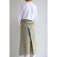 デュプリュス エプロン atelier Nuuit ウォッシュドコットン ギャルソンエプロン ドライハーブ 464605 1個（直送品）