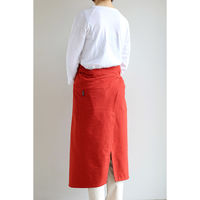 デュプリュス エプロン atelier Nuuit ウォッシュドコットン ギャルソンエプロン ブリックレッド 464607 1個（直送品）