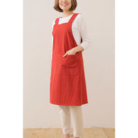 デュプリュス エプロン atelier Nuuit ウォッシュドコットン Hタイプエプロン ブリックレッド 464616 1個（直送品）