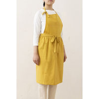 デュプリュス エプロン atelier Nuuit 綿麻ウエストギャザーエプロン マスタード 464630 1個（直送品）