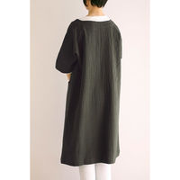 デュプリュス エプロン atelier Nuuit ドルマンスリーブワンピース チャコール 464655 1個（直送品）