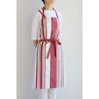 デュプリュス エプロン atelier Nuuit ストライプ レッド 464656 1個（直送品）