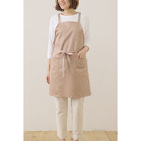 デュプリュス エプロン atelier Nuuit ツイル クロスエプロン グレーピンク 464694 1個（直送品）