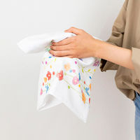 美研繊維 タオル ガーゼ 手ぬぐい 35×90cm 綿100% 野花 464956 1個（直送品）