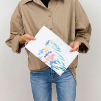 美研繊維 タオル ガーゼ 手ぬぐい 35×90cm 綿100% かきつばた 464962 1個（直送品）