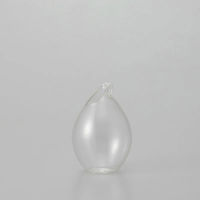 クレイ 花瓶 airy drop エアリードロップ 直径7×10cm フラワーベース S 468908 1個（直送品）