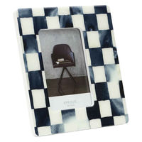 ルークラン フォトフレーム アプリクス ポストカード チェック ネイビー 469466 1個（直送品）