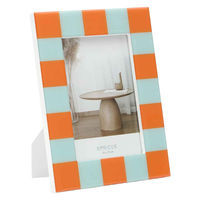 ルークラン フォトフレーム アプリクス ポストカード バイカラー ブルー×オレンジ 469470 1個（直送品）
