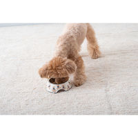 小泉ライフテックス フードボウル M ペット食器 ベアーアイボリー 470879 1個（直送品）