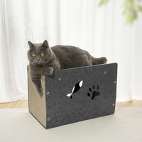 Petner ペットハウス フロッキーカメラ 爪とぎ 479763 1個（直送品）