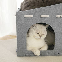 Petner ペットハウス フロッキー 宮殿ハウス フェルト 479764 1個（直送品）