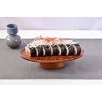 スワンソン商事 プレート アカシア オーバルスタンド 484311 1個（直送品）