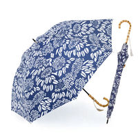 小川 日傘 河馬印本舗 長傘 晴雨兼用 手開き式 50cm アジサイ 486397 1個（直送品）