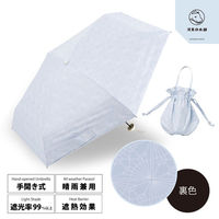 小川 折りたたみ傘 河馬印本舗 コンパクト 晴雨兼用 手開き式 50cm 鶴 486426 1個（直送品）