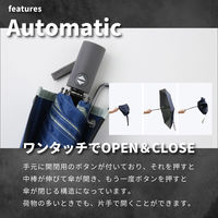 小川 折りたたみ傘 innovator 晴雨兼用 自動開閉 55cm ペールライトイエロー 486458 1個（直送品）