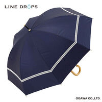 小川 長傘 centelleo 晴雨兼用 マリンパラソル 手開き式 50cm H 487385 1個（直送品）