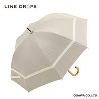 小川 長傘 centelleo 晴雨兼用 マリンパラソル 手開き式 50cm J 487387 1個（直送品）