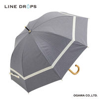 小川 長傘 centelleo 晴雨兼用 マリンパラソル 手開き式 50cm K 487388 1個（直送品）