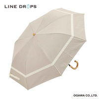 小川 折りたたみ傘 centelleo 晴雨兼用 マリンパラソル 二段折りたたみ傘 手開き式 50cm C 487391 1個（直送品）