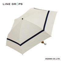 小川 折りたたみ傘 centelleo 晴雨兼用 マリンパラソル 三段折りたたみ傘 手開き式 50cm A 487398 1個（直送品）