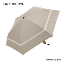 小川 折りたたみ傘 centelleo 晴雨兼用 マリンパラソル 三段折りたたみ傘 手開き式 50cm B 487399 1個（直送品）