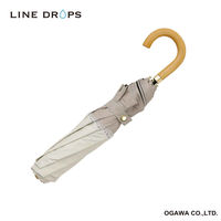 小川 折りたたみ傘 centelleo 晴雨兼用 バイカラー パラソル レース 二段折りたたみ傘 手開き式 50cm A 487431 1個（直送品）