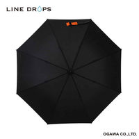 小川 長傘 雨晴兼用 エクスピディショナリィ アンブレラ MA1 ジャンプ傘 65cm ブラック 487449 1個（直送品）