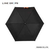 小川 折りたたみ傘 雨晴兼用 エクスピディショナリィ アンブレラ MA1 手開き式 58cm ブラック 487452 1個（直送品）