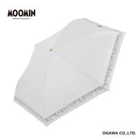 小川 折りたたみ傘 晴雨兼用 ニョロニョロ ムーミン 50cm 手開き式 489435 1個（直送品）