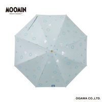 小川 長傘 晴雨兼用 ムーミン ニョロニョロ リトルミイ 50cm 手開き式 海岸 489438 1個（直送品）