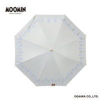 小川 長傘 晴雨兼用 ムーミン ニョロニョロ リトルミイ 50cm 手開き式 森 489440 1個（直送品）