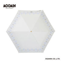 小川 折りたたみ傘 晴雨兼用 ムーミン ニョロニョロ リトルミイ 50cm 手開き式 森 489446 1個（直送品）