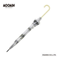 小川 長傘 雨傘 ムーミン クリア アンブレラ 59cm 手開き式 野原 489447 1個（直送品）